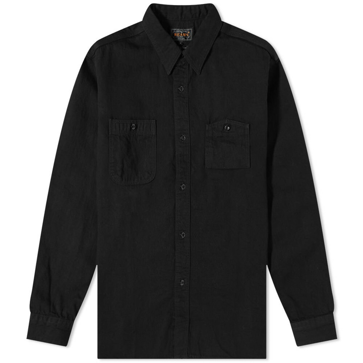 Photo: Beams Plus Men's Denim Work Shirt in Black