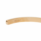 Maison Margiela Men's Number Logo Bangle in Gold