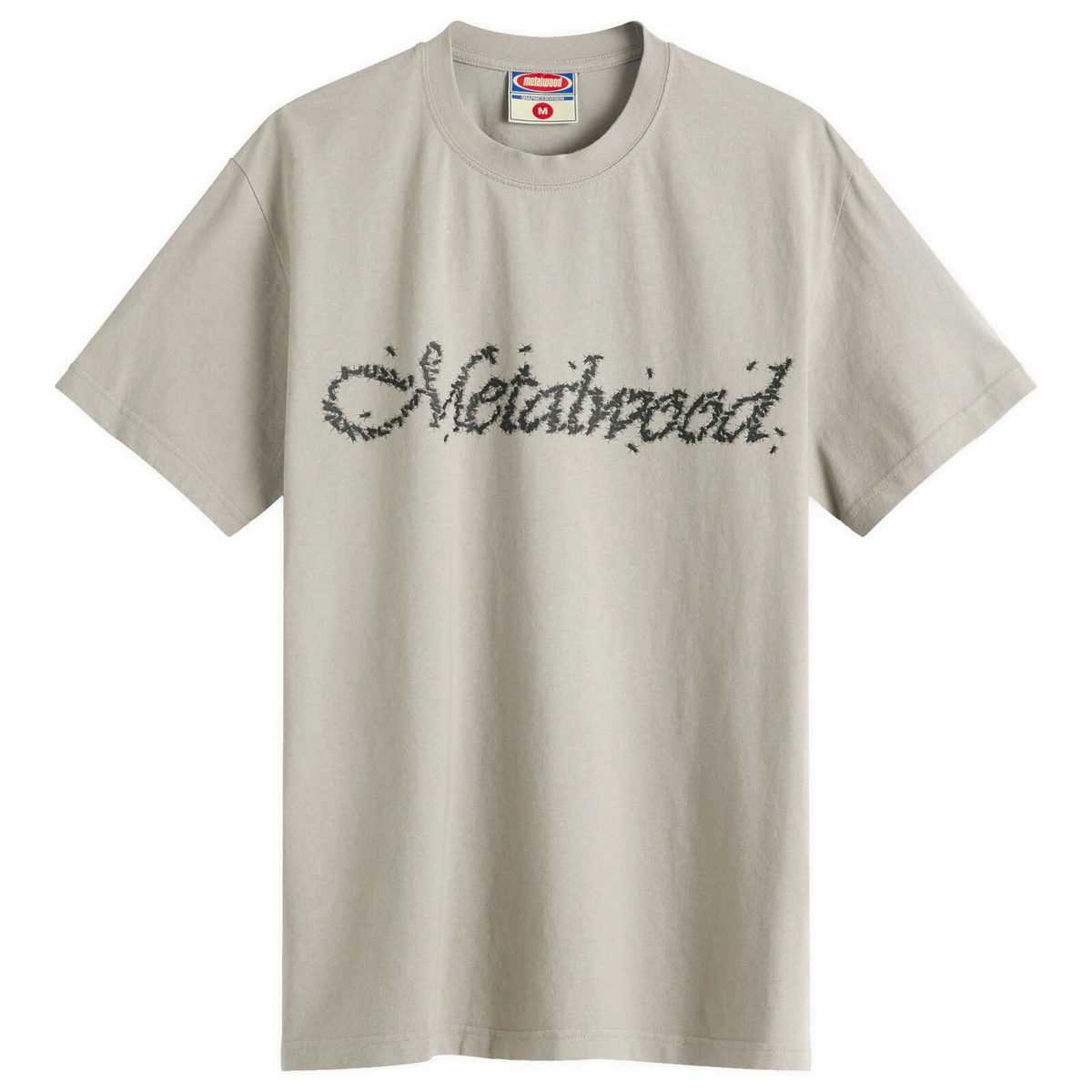 Metalwood Studio Men's Flies T-Shirt in Taupe
