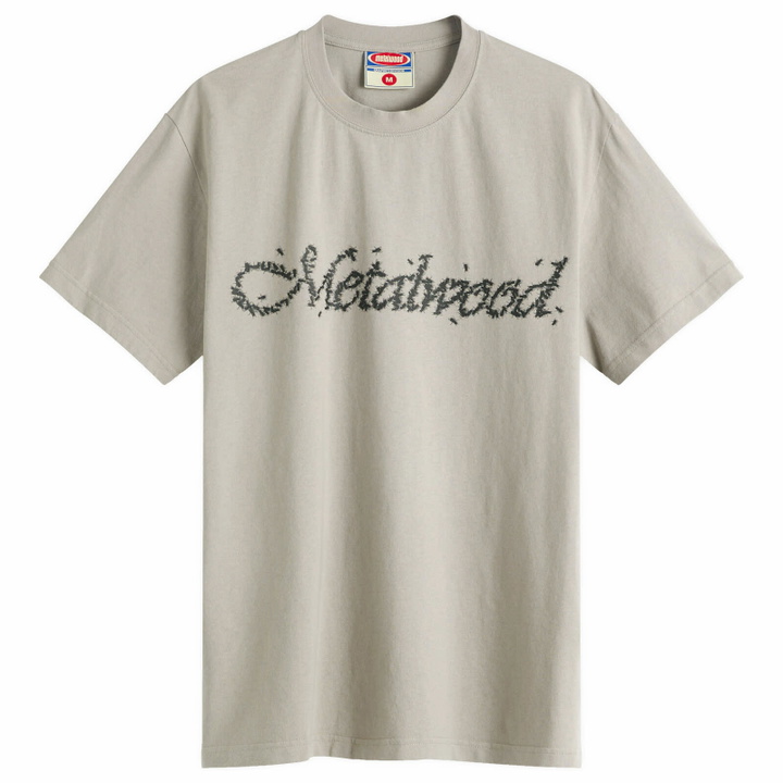 Photo: Metalwood Studio Men's Flies T-Shirt in Taupe