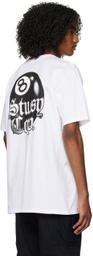 Stüssy White 8 Ball Corp. T-Shirt