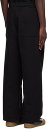 WOOYOUNGMI Black Wide Sweatpants