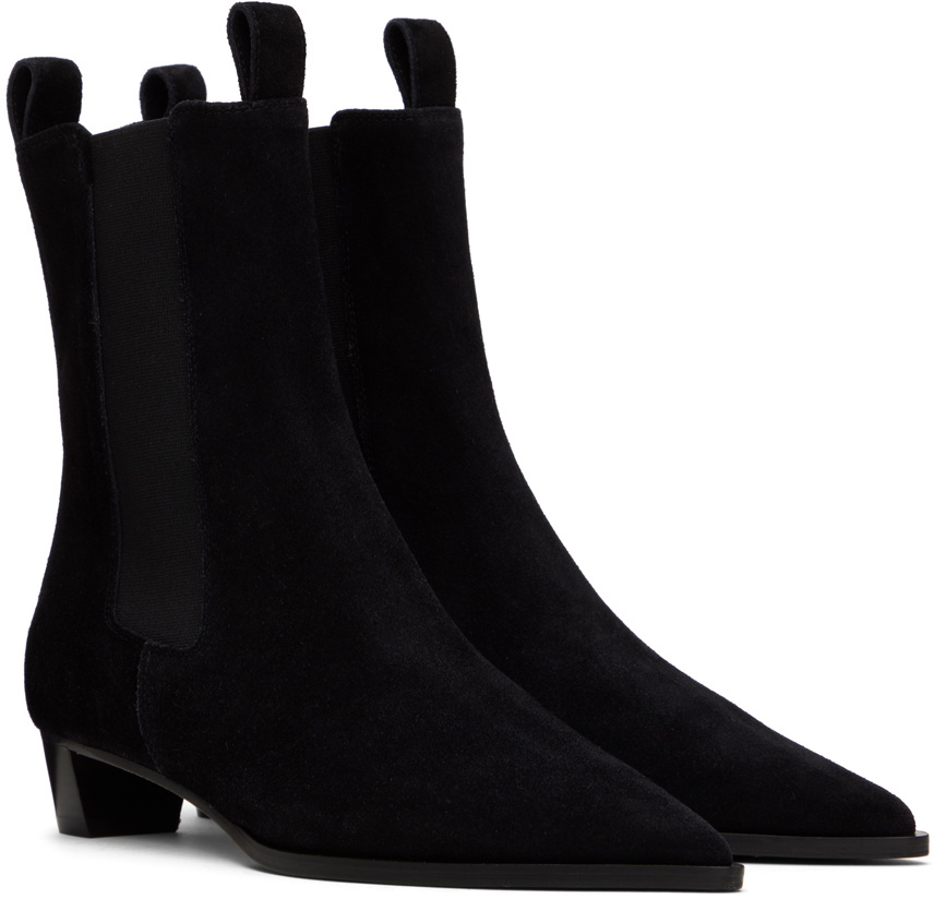 Aeyde Black Kiki Chelsea Boots