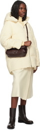 Jil Sander Off-White Quilted Down Jacket