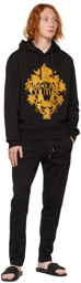 Versace Jeans Couture Black Embellished Hoodie