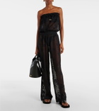 Melissa Odabash Viv cotton-blend jumpsuit