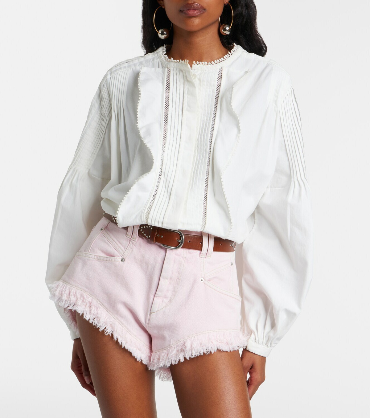 Isabel Marant Eneidala denim shorts