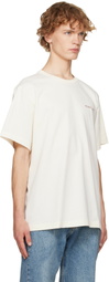 Helmut Lang Off-White Logo T-shirt
