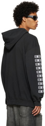 Balenciaga Black BB Paris Icon Hoodie