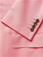 Alexander McQueen - Revere Slim-Fit Wool and Mohair-Blend Suit Jacket - Pink