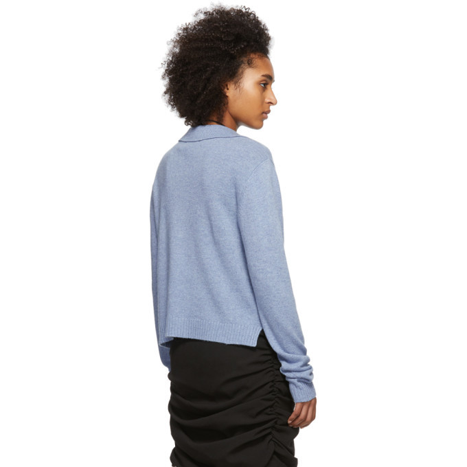 Georgia Alice Blue Open Polo Sweater