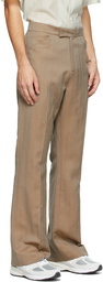 HOPE Beige Herringbone Parade Trousers