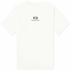 Balenciaga Men's Deconstructed T-Shirt in White/Black