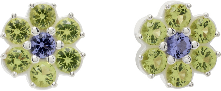 Photo: Hatton Labs Silver & Multicolor Daisy Earrings
