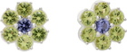 Hatton Labs Silver & Multicolor Daisy Earrings
