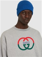 GUCCI - Embroidered Wool Knit Beanie