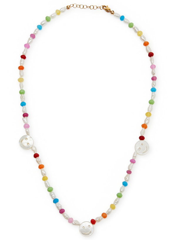 Photo: Roxanne First Disco Pearl and Beaded Necklace - Multicoloured 1 - One Size