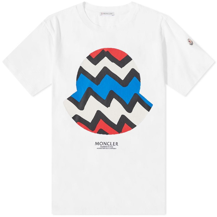 Photo: Moncler Zig Zag Logo Tee