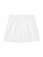 ZIMMERLI - End-On-End Cotton Boxer Shorts - White