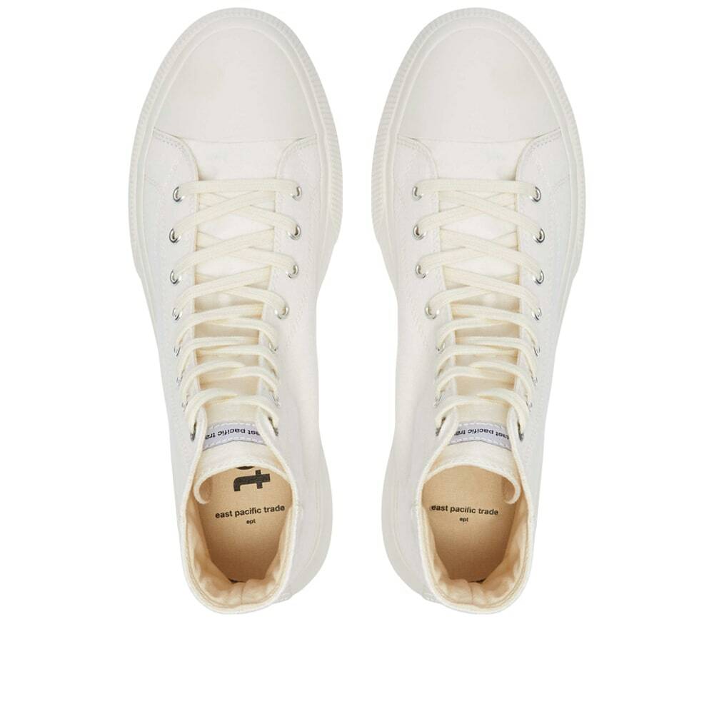 East Pacific Trade Men's Dive Pro Hi-Top Sneakers in Off White