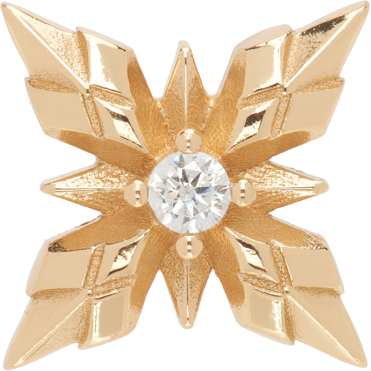 Emanuele Bicocchi Crest Crystal Single Earring