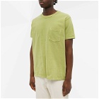 Velva Sheen Men's Pigment Dyed Pocket T-Shirt in Green
