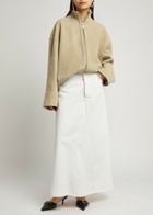 Remain BY Birger Christensen Suede Jacket Beige