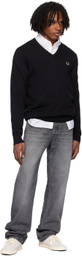 Fred Perry Black Classic Sweater