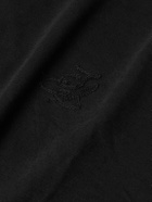 The Elder Statesman - Cotton and Cashmere-Blend T-Shirt - Black