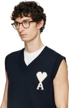Garrett Leight Brown Evan Glasses