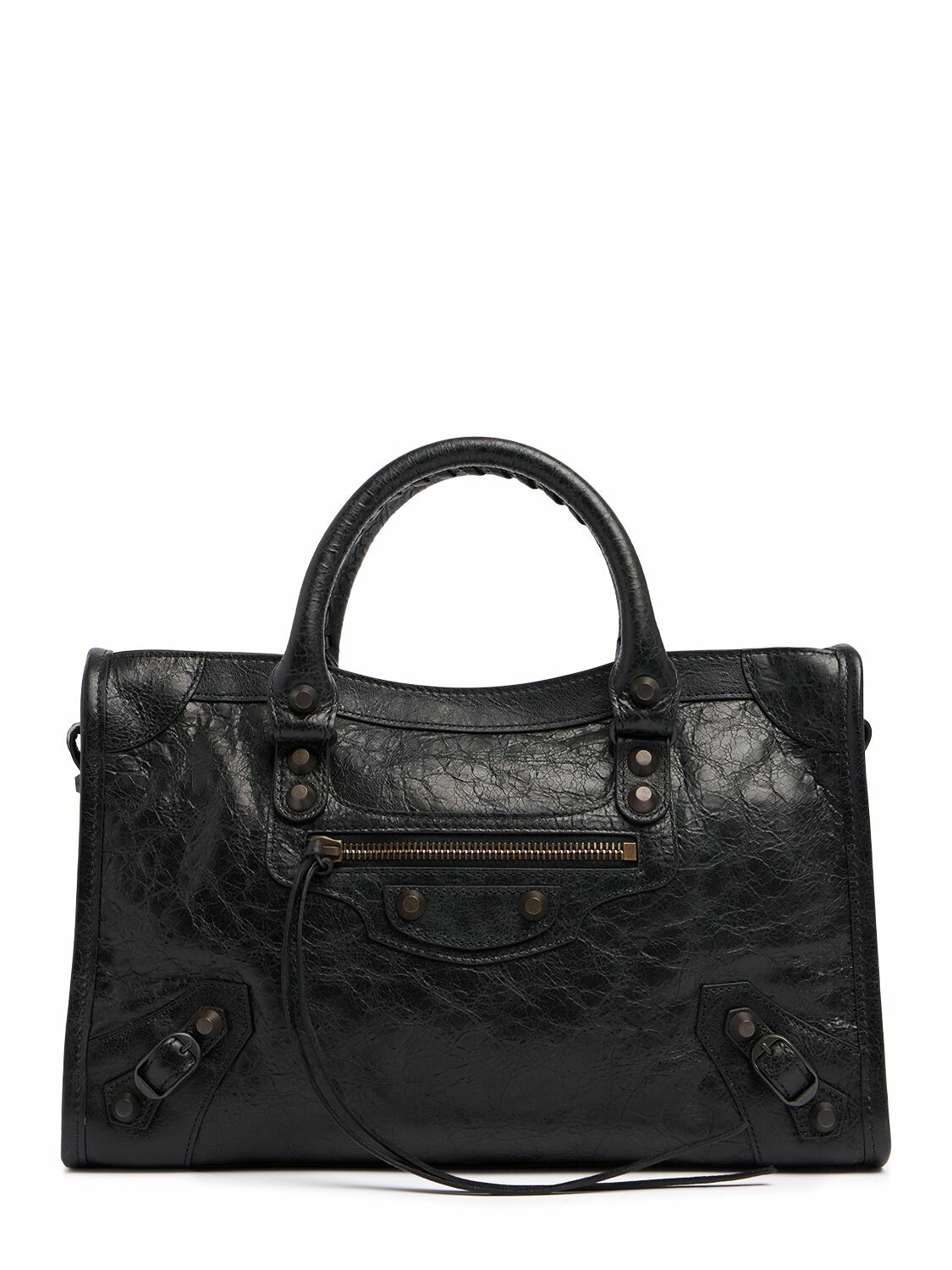 【説明必読】BALENCIAGA the sity leather bag BALENCIAGA Le City embellished textured-leather shoulder bag | NET