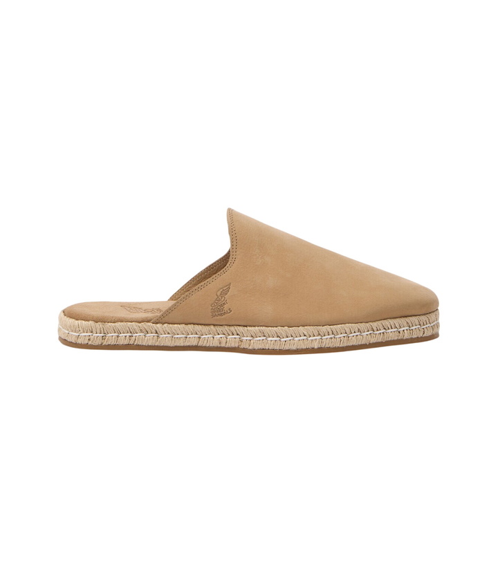 Photo: Ancient Greek Sandals Fimos leather espadrille mules