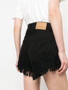 ERMANNO - High-waisted Cotton Shorts