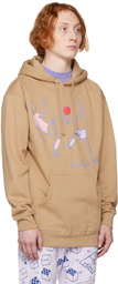 KidSuper Tan Soccer Dance Hoodie