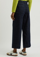 Eileen Fisher Cropped Wide-leg Jeans Denim
