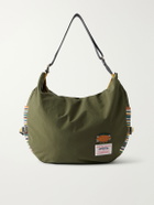Master-Piece - Chup Leather-Trimmed Cotton Shoulder Bag