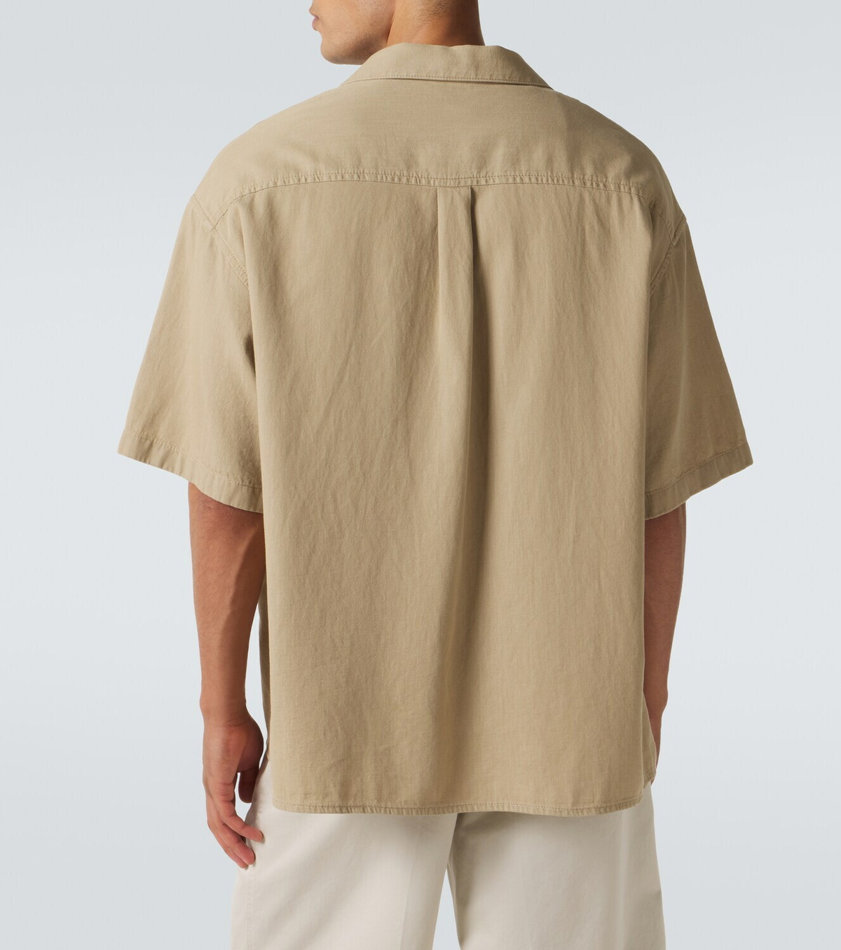 Loewe Logo embroidered cotton shirt