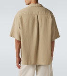 Loewe Logo embroidered cotton shirt