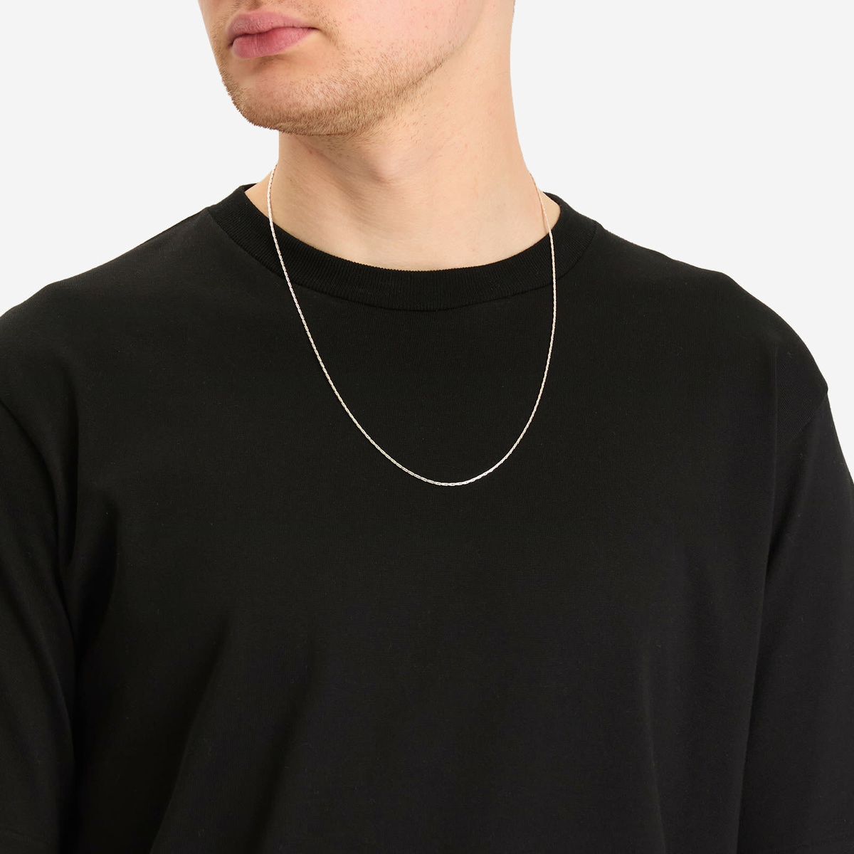 AMI Paris Men's Brass Necklace in Argent 