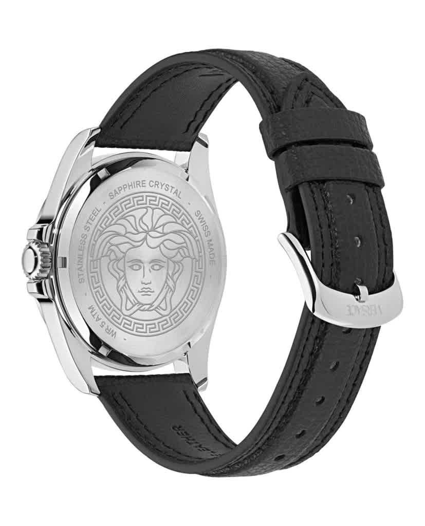 Versace Anteo Quartz Black Dial Mens Watch VE9H00124