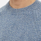 A.P.C. Men's Pierre Lambswool Crew Knit in Blue Mix