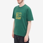 PACCBET Men's Sun Logo T-Shirt in Dark Green