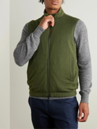 Loro Piana - Reversible Storm System® Shell and Super Wish® Virgin Wool Gilet - Green