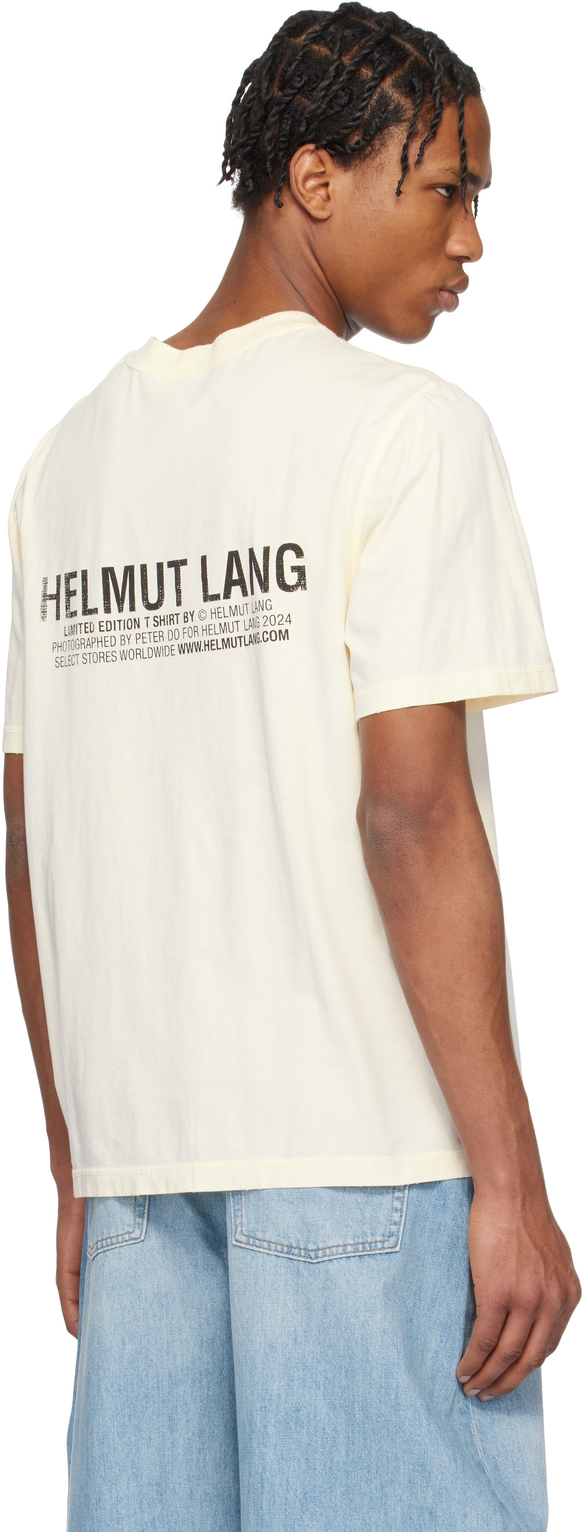 Helmut Lang Off-White Building Postcard T-shirt