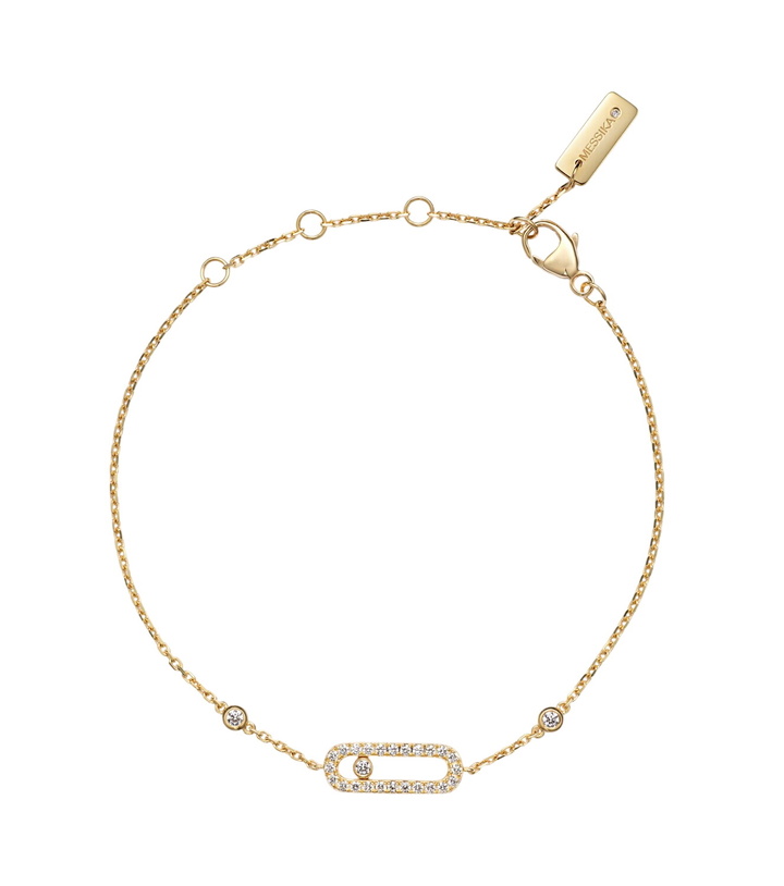 Photo: Messika Move Uno 18kt gold bracelet with diamonds