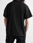 CARHARTT WIP - Logo-Embroidered Cotton-Jersey T-Shirt - Black