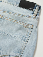 AMIRI - Carpenter Straight-Leg Distressed Patchwork Panelled Jeans - Blue