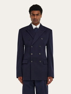 Ferragamo Mens Double breasted blazer in Blue