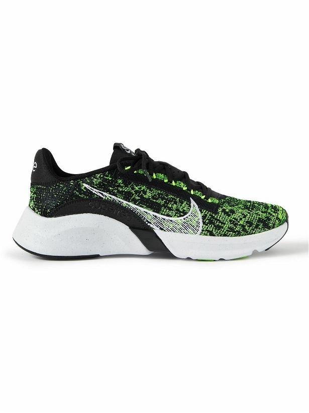 Photo: Nike Training - SuperRep Go 3 Next Nature Flyknit Sneakers - Green
