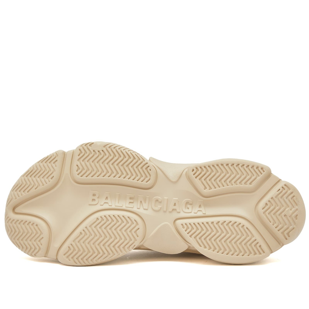 Balenciaga Men's Triple S Mold Sneakers in Taupe Balenciaga